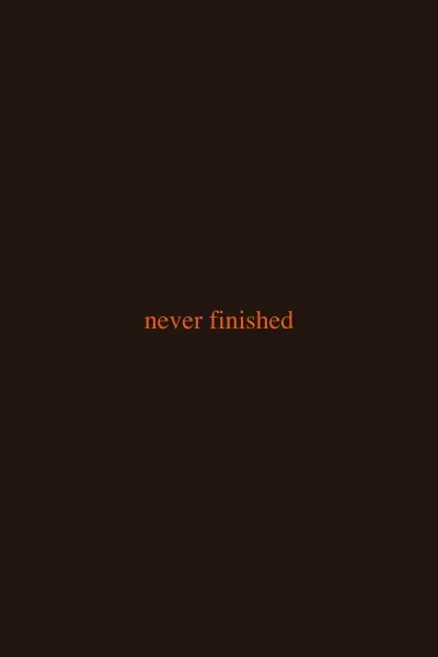 Cover of Never Finished