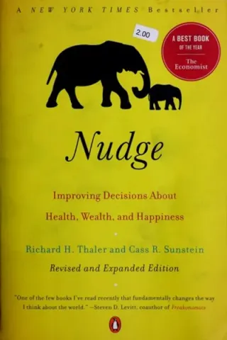 Cover of Nudge by Richard H. Thaler & Cass R. Sunstein