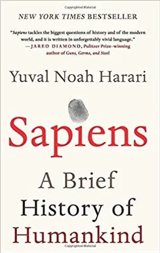 Cover of Sapiens: A Brief History of Humankind by Yuval Noah Harari